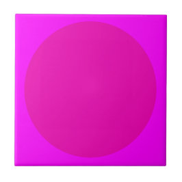 Decoração de parede moderna em magenta rosa sólido