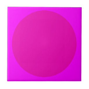 Decoração de parede moderna em magenta rosa sólido