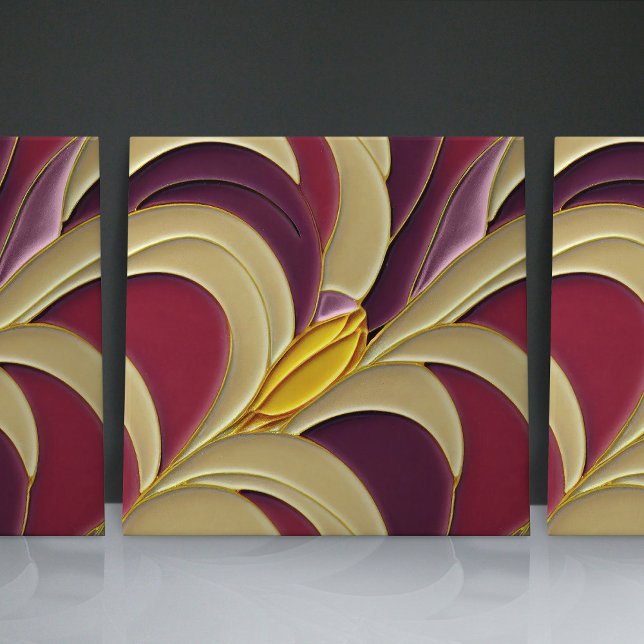 Decoração de parede Tulipa Amarela dos anos 70 Mod (Criador carregado)
