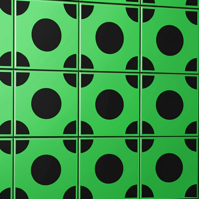 Decoração de Parede Verde e Preto da Esmeralda | Q (Black and green ceramic tiles
)