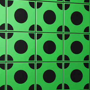 Decoração de Parede Verde Esmeralda e Preto Quad