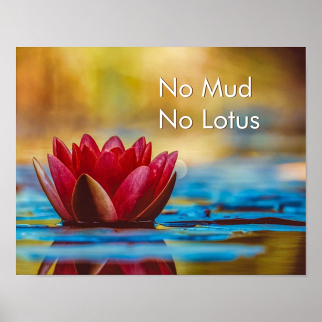 Decoração de Parede Zen Mindfulness Sem Lama Sem L (Frente)