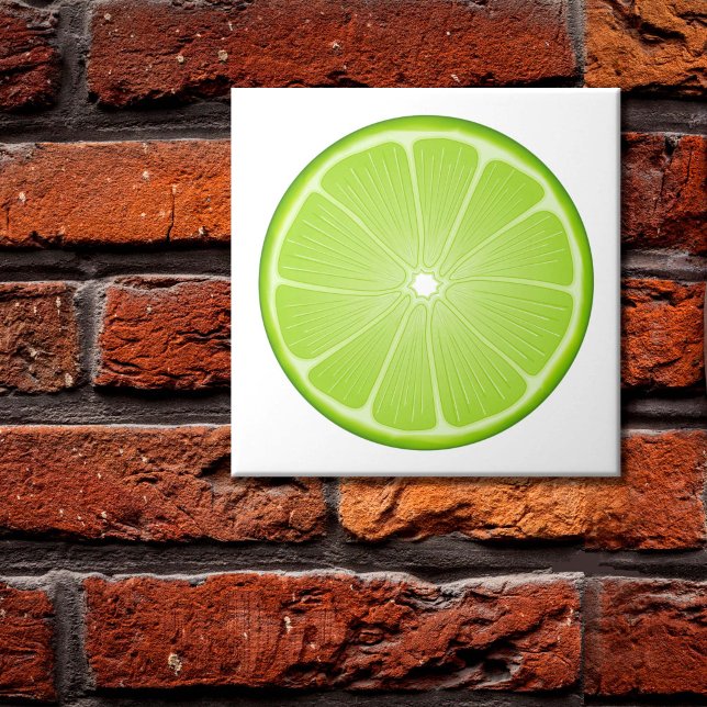 Decoração de Pátio Lima (Patio Decor Lime Ceramic Tile
Add a burst of summer sunshine to your space!)