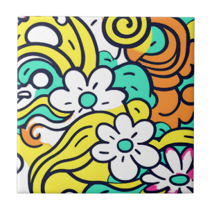 Decoração de Primavera de vibração de flor selvage