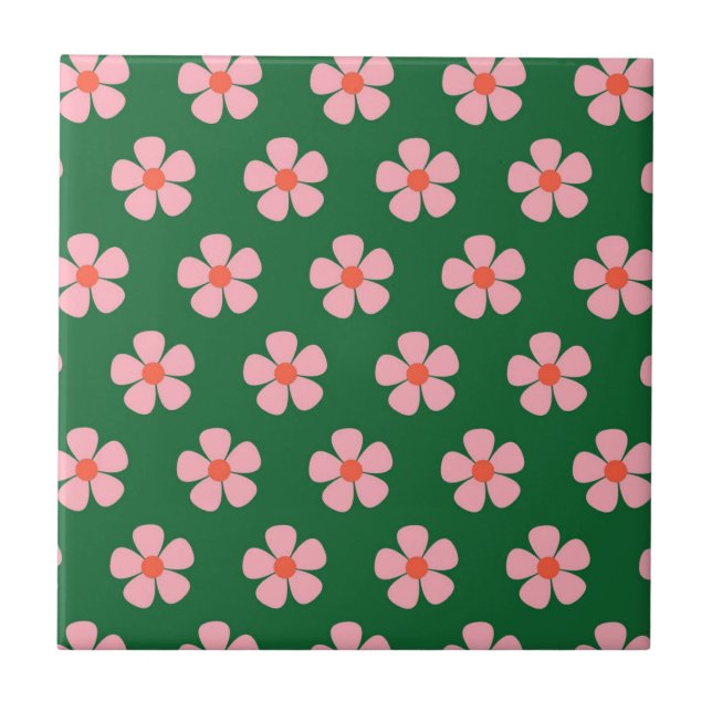 Decoração de Primavera vibrante de flor selvagem v (Frente)