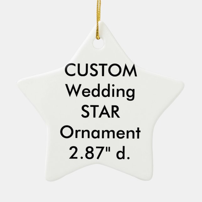 Decoração de suspensão do ornamento da ESTRELA (Frente)