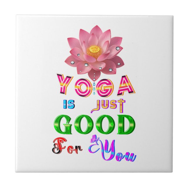 Decoração de Yoga é Simplesmente Boa Para Você (Frente)