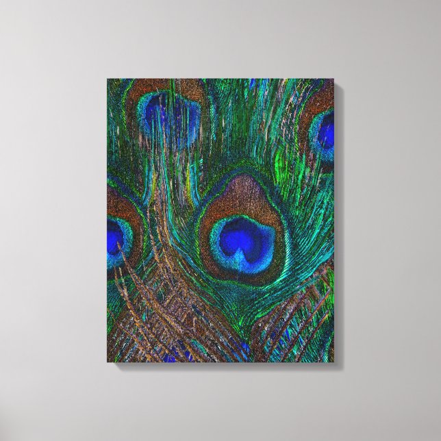 Decoração do Estilo de Penas de Peacock à Meia-Noi (Frente)