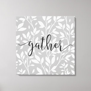 Decoração do Farmhouse Floral Negro e Branco