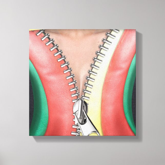 Decoração do Muro de Leather Look (Frente)