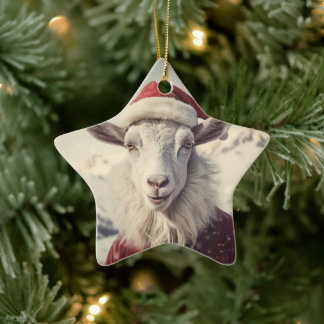 Decoração do ornamento de Caprinos Bonitos, presen
