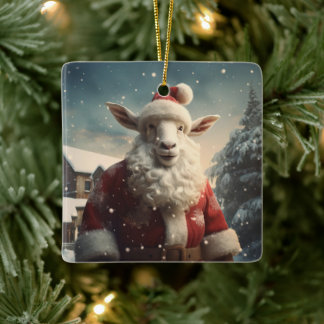Decoração do ornamento de Caprinos Bonitos, presen