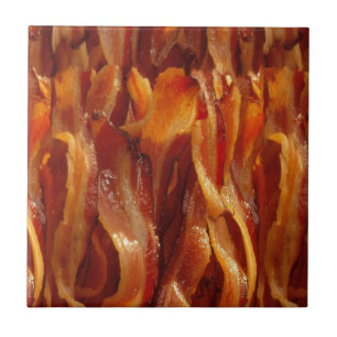 Decoração do padrão de bacon Field Yummy