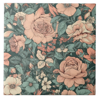 Decoração do Padrão Floral Moderno
