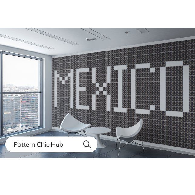 Decoração elegante do Crânio Moderno do México (Criador carregado)