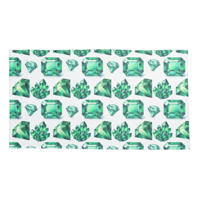 Decoração Gem de Gemstone Gemstone do Green Emeral (Verso)