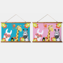 Decoração inicial da selva de animais Safari