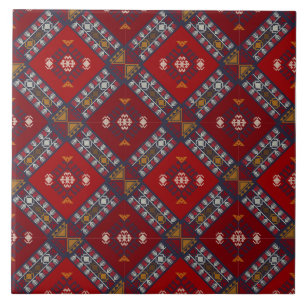 Decoração inicial do padrão Rustic Kilim