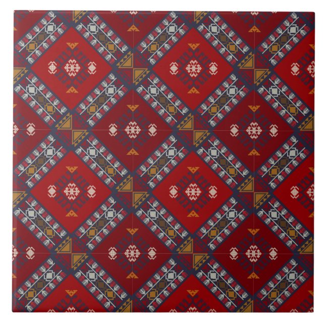 Decoração inicial do padrão Rustic Kilim (Frente)