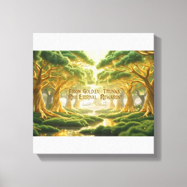 Decoração Islâmica para Paredes - Árvores Religios (Frente)