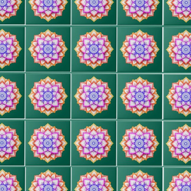 Decoração Moderna de Parede com Flores | Floral Ve (modern flower wall tilesdecor)