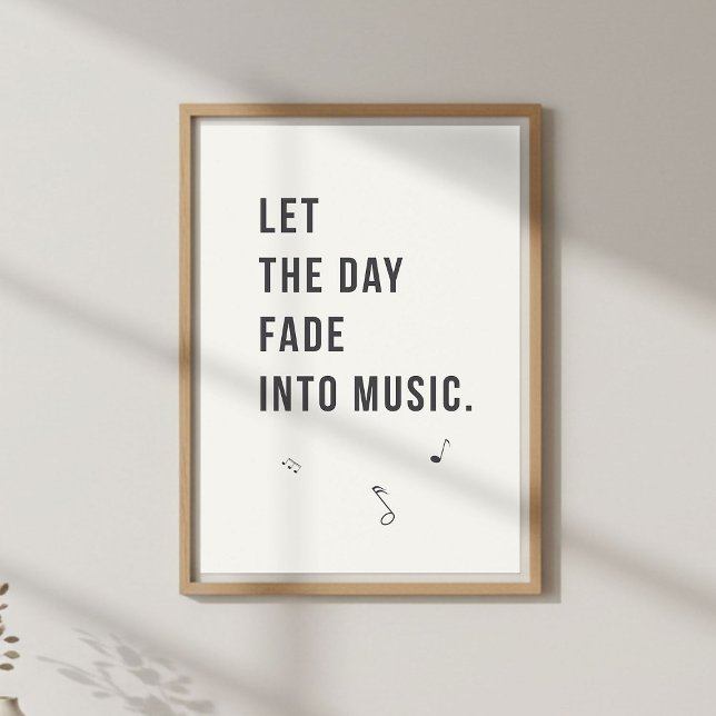 Decoração para uma Noite Tranquila. Poster Minimal (Criador carregado)