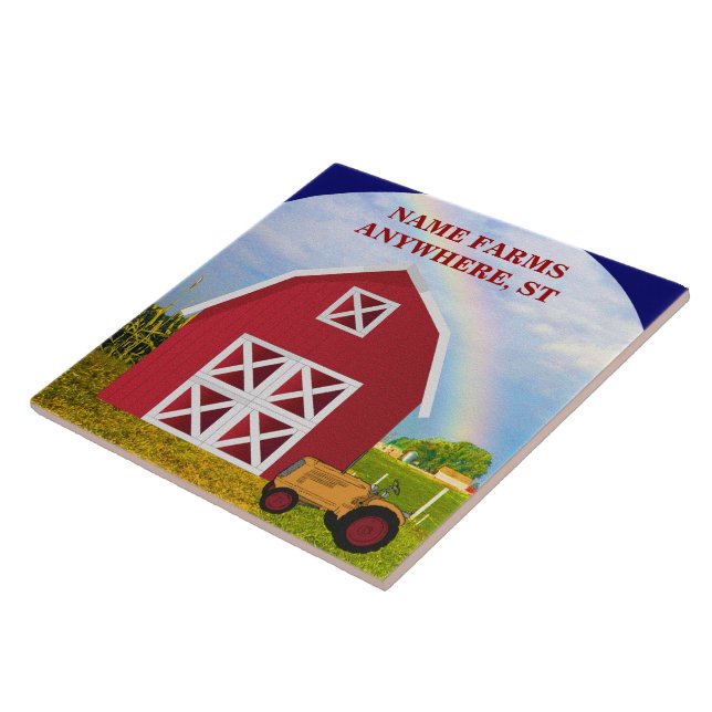 Decoração Personalizada de Fazenda com Celeiro Ver (Lateral)