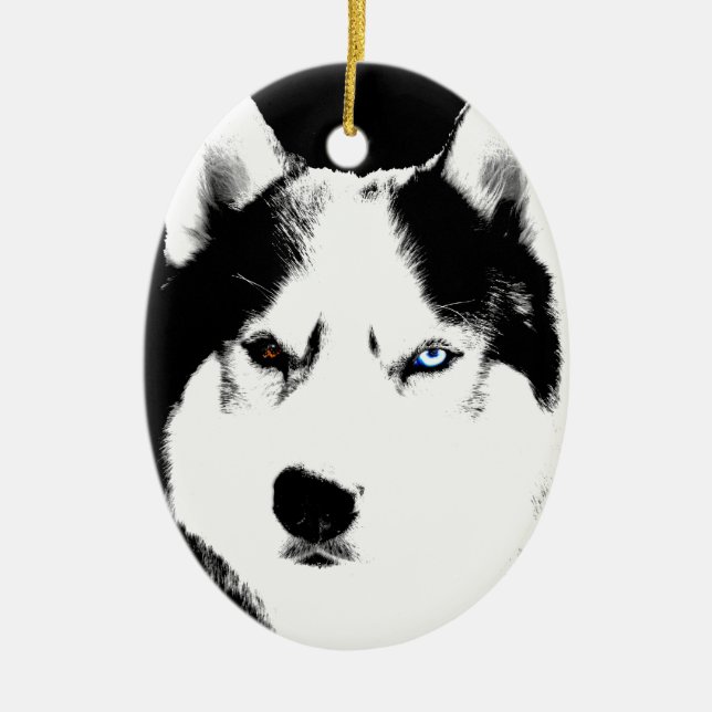 Decoração Personalizada do Cão-Leve do Ornamento d (Frente)