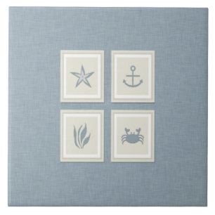 Decoração rústica da praia