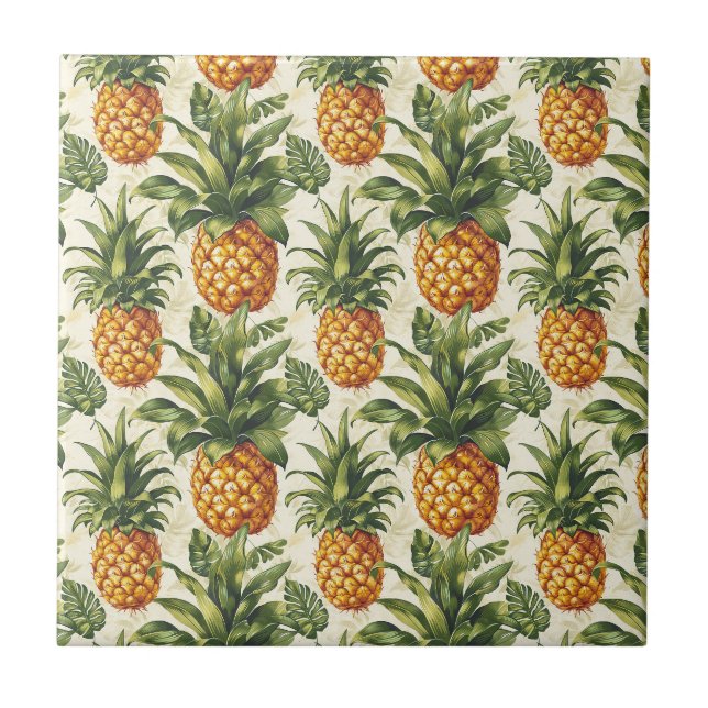 Decoração Tropical de Abacaxi para Casa (Frente)