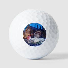 Decorações em frente à Câmara Municipal