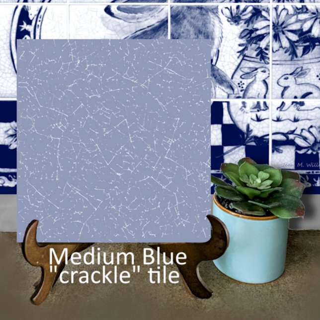 Decorador de Vidro Azul Médio Dedham Delft (Criador carregado)