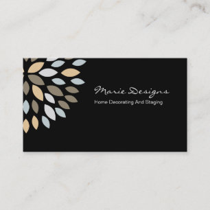 Decorando cartões de visitas com estilo