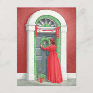 "Decorando por um Natal Regente." Cartão Postal