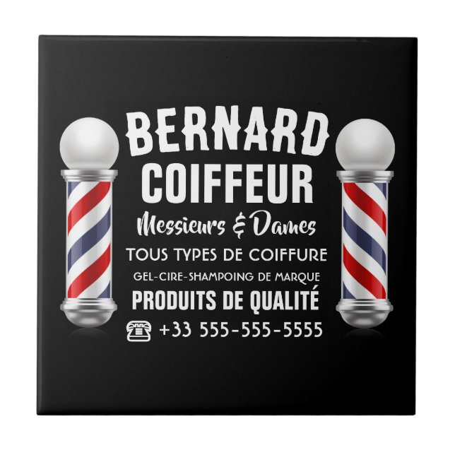Décoration de salon de coiffure (Frente)