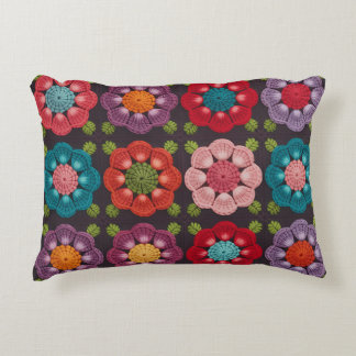 Decorativa 20 Daisy Floral Capa de Almofada - Preto Decorati