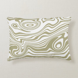 Decorativa Abstrato Marble Waves Trabalho de arte | Almofada 