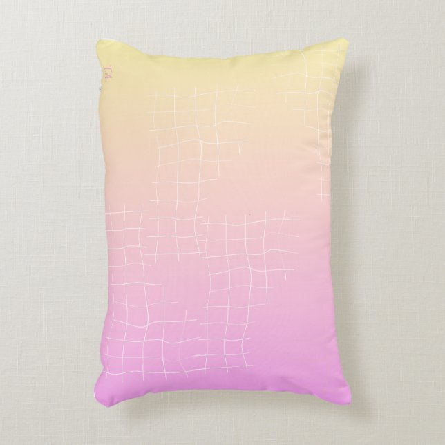 Decorativa Almofada Abstrata de Harmonia Suave (Frente(Vertical))