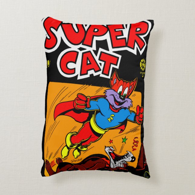 Decorativa Almofada Clássica SuperCat (Verso(Vertical))