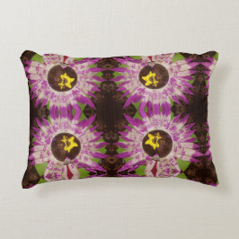 Decorativa almofada com imagem de flor