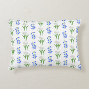 Decorativa Almofada de Acabamento com Campainhas Azuis e Tuli