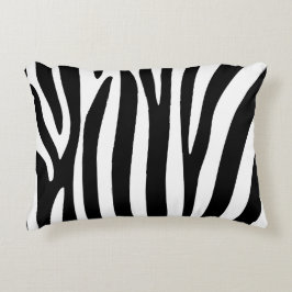 Decorativa Almofada de Acabamento - Estampa de Zebra