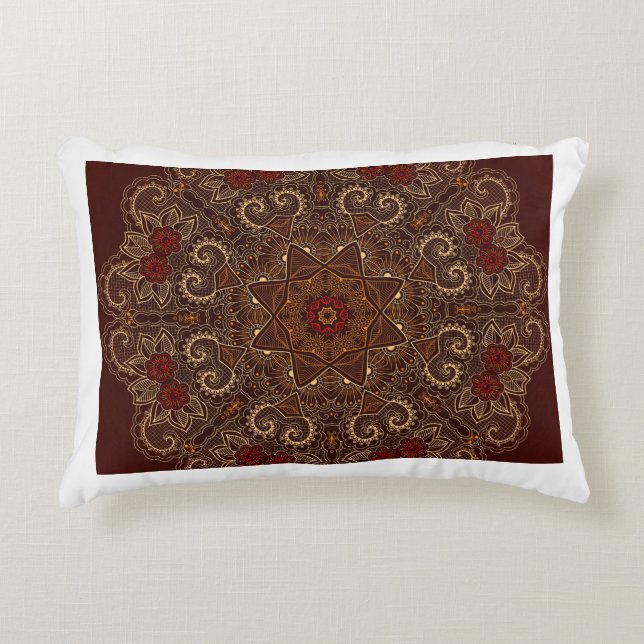 Decorativa Almofada de Acabamento Islâmico Ramadan Kareem & E (Frente)