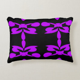 Decorativa Almofada de Acento Roxo