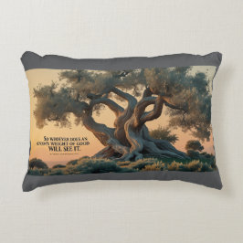 Decorativa Almofada de Acento - Almofada da Oliveira Islâmica