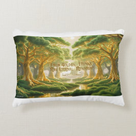 Decorativa Almofada de Acento - Árvore do Paraíso Islâmico