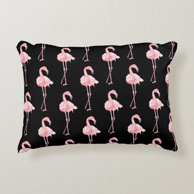 Decorativa Almofada de Acento da Série Tender Flamingo Design (Frente)