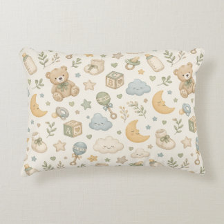Decorativa Almofada de Acento de Berçário Urso Teddy Fofo |
