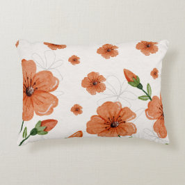 Decorativa Almofada de Acento de Flor