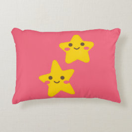 Decorativa Almofada de Acento Estrelas Sorridente